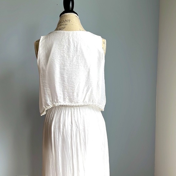 Italian White Midi Dress - Picture 6 of 7